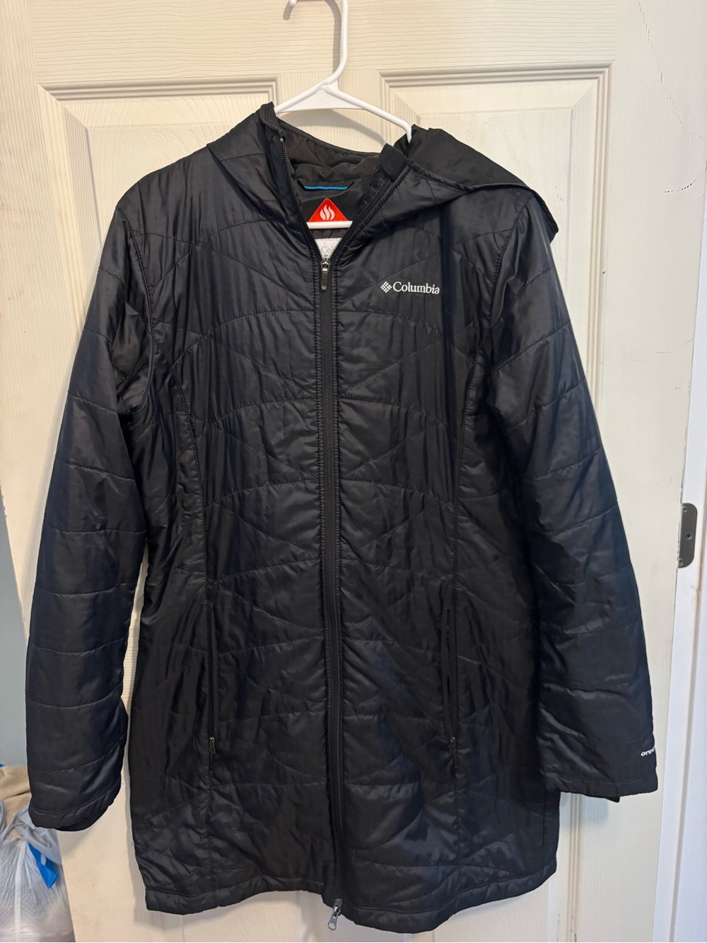 Columbia Women's Black Quilted Hooded Puffer Coat